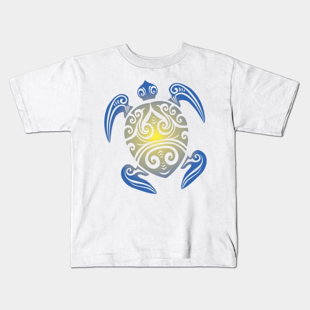 Sea Turtle Kids T-Shirt by Bethany-Bailey